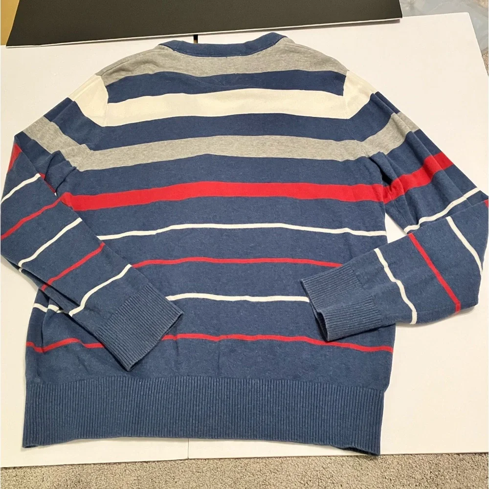Tommy Hilfiger Colorblock Cardigan Sz L